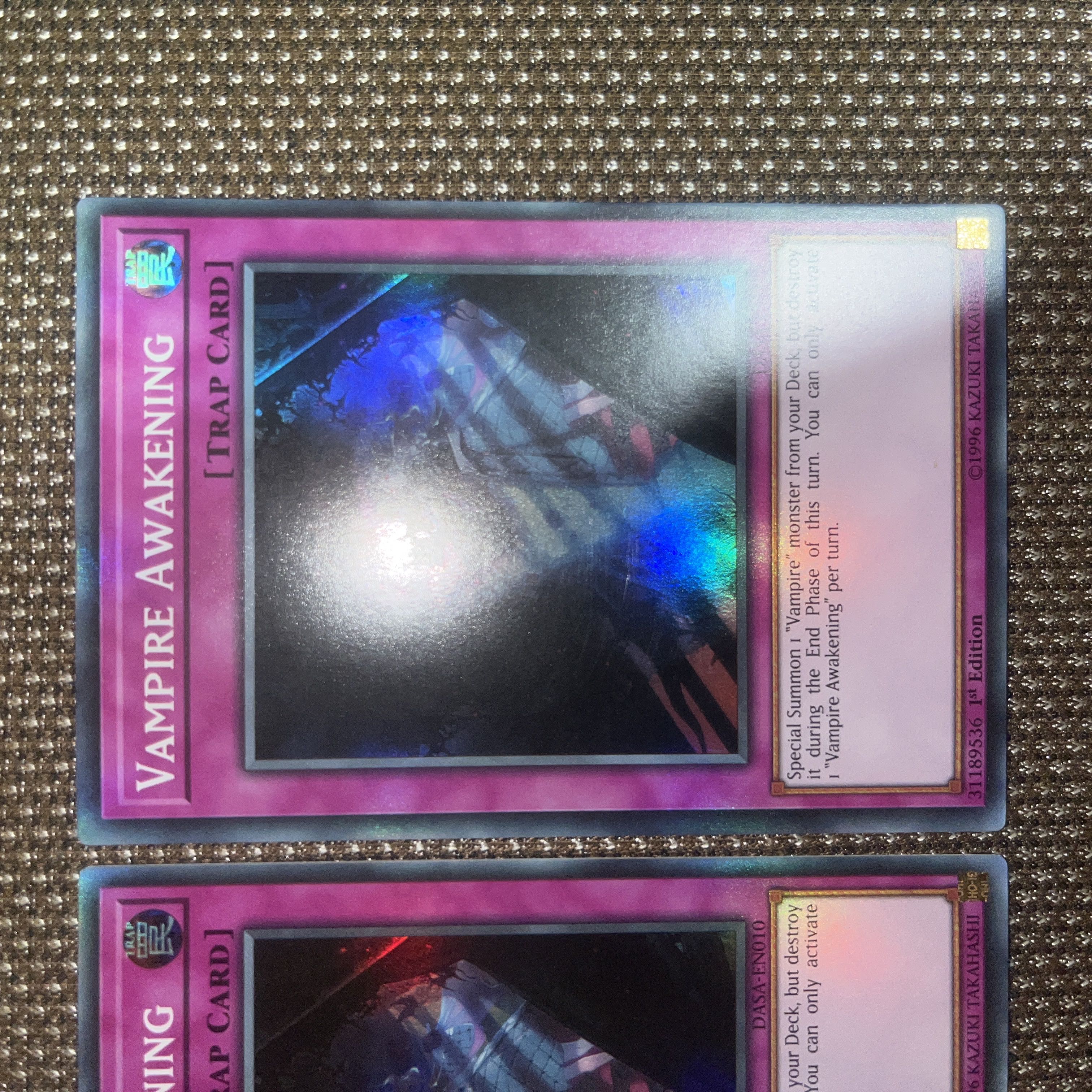 遊戯王 ヴァンパイア・アウェイク EU版(英語) スーパー 1st 3枚