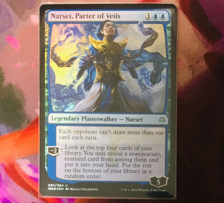 FOIL narset, parter of veil WAR ナーセット   1枚