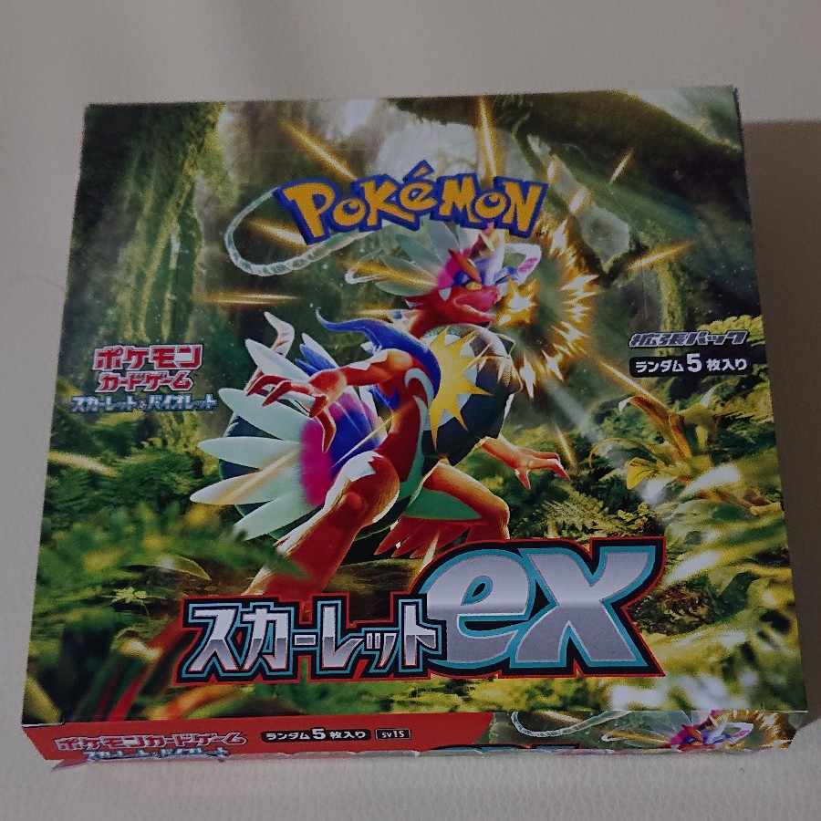 Pokemon Card Scarlet ex 1BOX