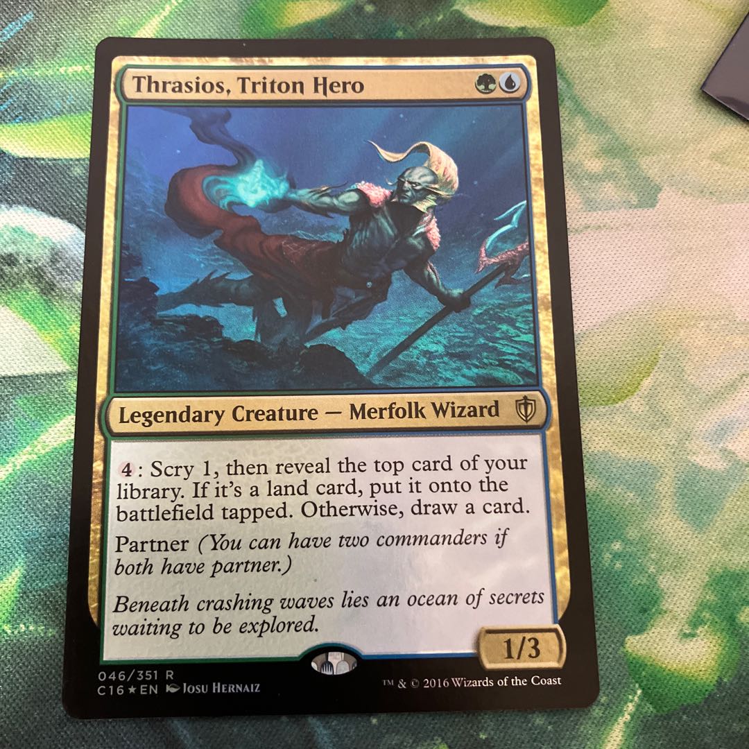 Thrasios, Triton Hero C16 FOIL English (Used) （46341058