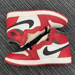 Nike Air Jordan 1 High OG "Disappear&Found/Chicago" Varsity Red/Black/Sail/Muslin DZ5485-612 28cm
