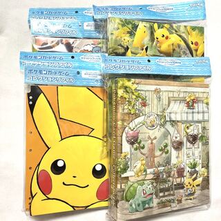 Pokémon Collection File 4 types, Collection Refill 2 types, Total 6 pieces