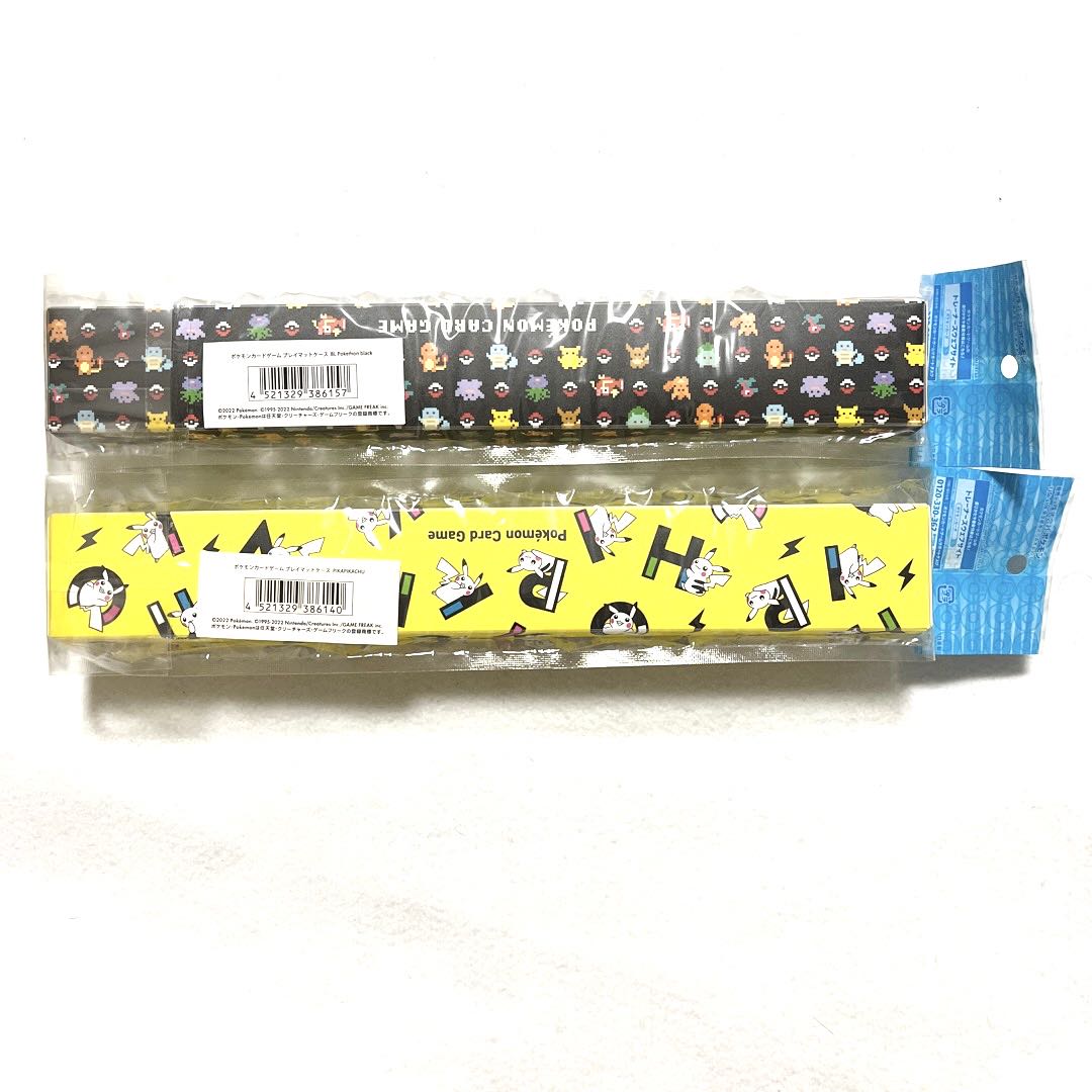 ポケカ プレイマットケース ピカチュウ pokemon black 新品未開封 各1点