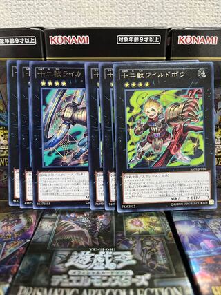 遊戯王スタジオ 2682 十二獣ワイルドボウ、ランカ 各3枚