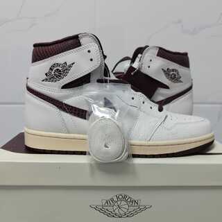 A Ma Ma Ma Niel x Nike Air Jordan 1 Retro High OG "Sail and Burgundy" DO7097-100 28cm