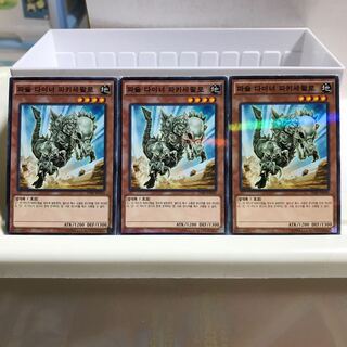 【ねこもり】最安値！！早い者勝ち！！　フォッシル・ダイナ パキケファロ ノーマルパラレルレア(ノーパラ) 3枚　20AP 韓国版　管理番号1350 3枚