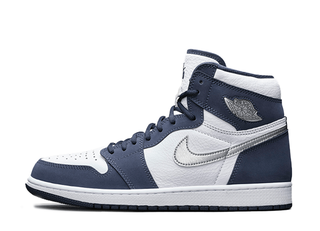 Nike Air Jordan 1 Retro High Og Co.Jp "Midnight Ne Minar" Ho Wight/Midnight Ne Minar Metallic Silver (No Briefcase) DC1788-100 28cm