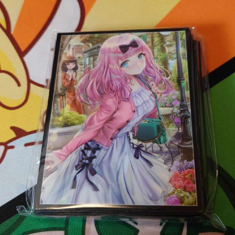 藤原千歌 藤原千花 かぐや様は告らせたい カードスリーブ ミッドナイトブルー