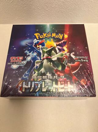 トリプレットビート　5box シュリンク付き シュリンク付き未開封BOX】 ポケモンカードゲーム スカーレット
