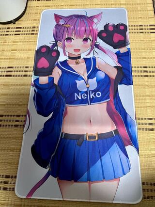 【未使用】湊あくあ ホロライブ プレイマット ラバーマット ①