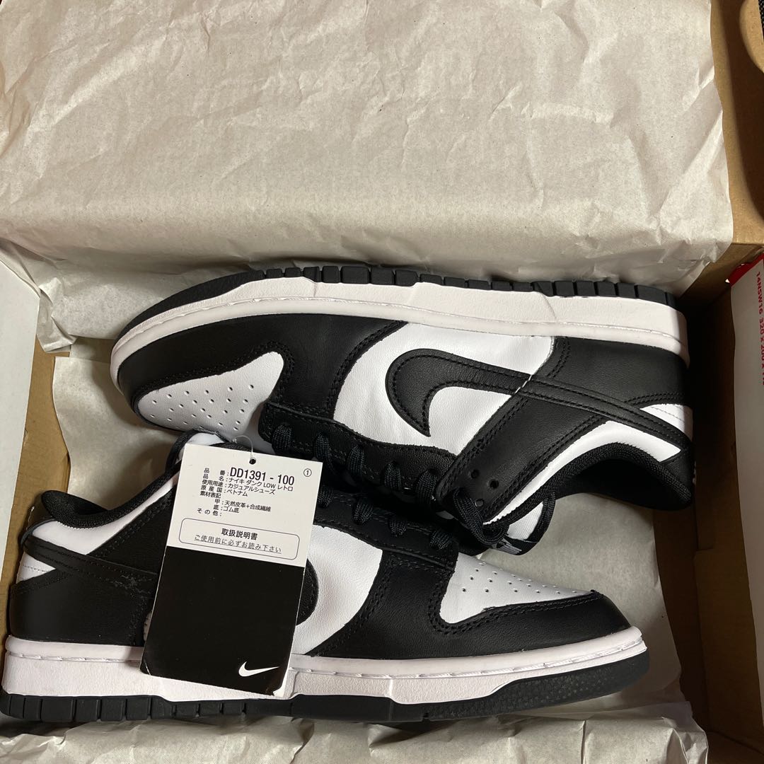 Nike Dunk Low Retro Ho Wight/Black Wight DD1391-100 25cm