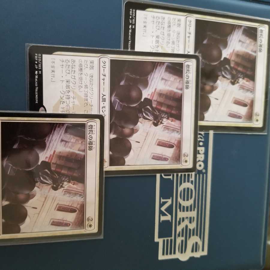 僧院の導師　日本語3枚