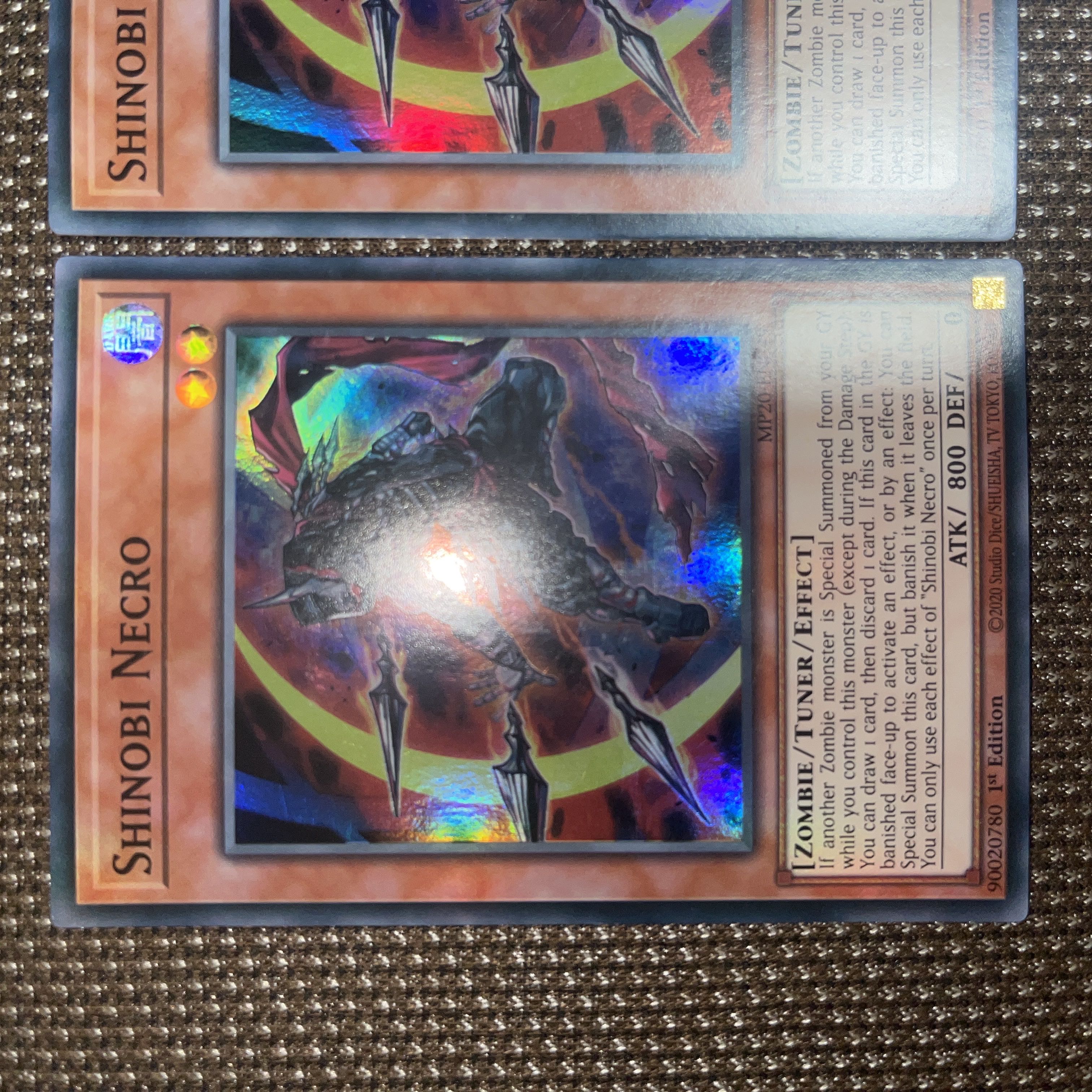 Yu-Gi-Oh Shinobi Necro EU Version (English) Super 1st 3 copies