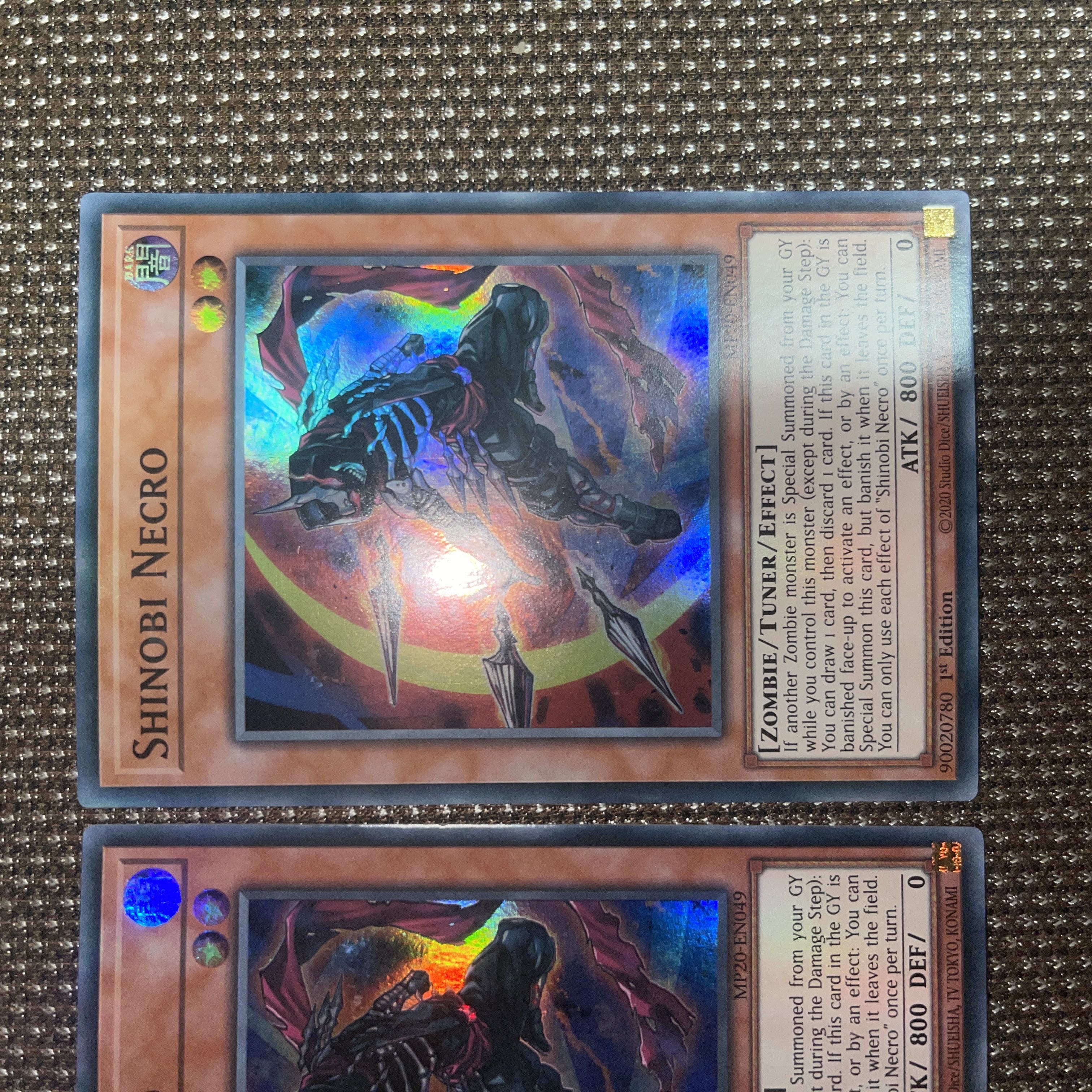 Yu-Gi-Oh Shinobi Necro EU Version (English) Super 1st 3 copies