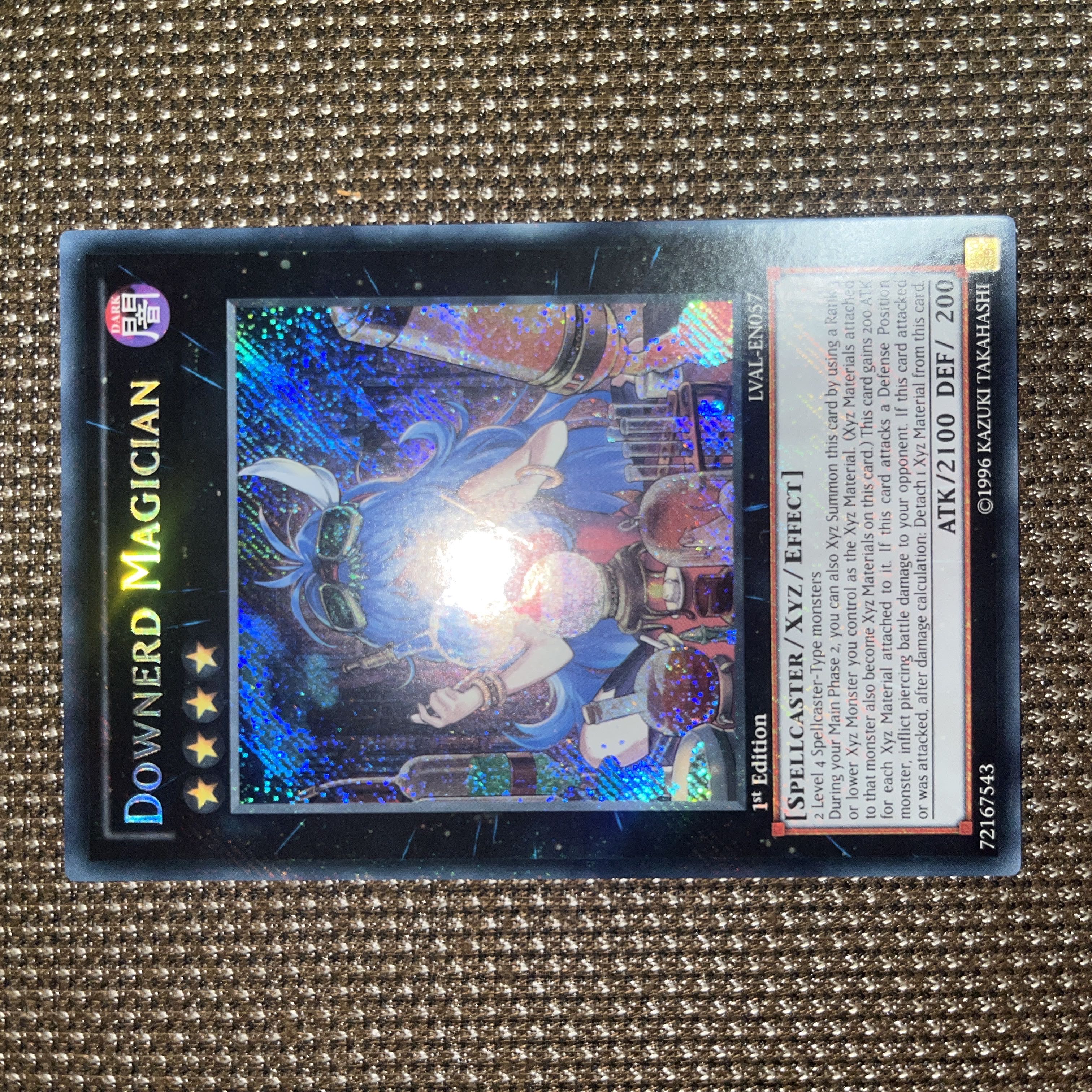 Yu-Gi-Oh Downerd Magician EU Version (English) Siku 1st 1 LVAL