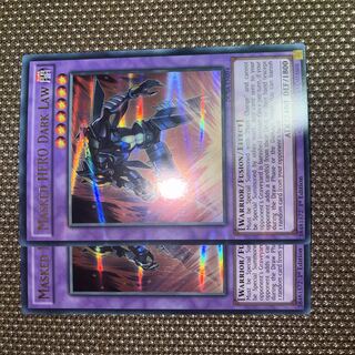 遊戯王　M・HERO ダーク・ロウ　EU版(英語) ウルパラ　1st 2枚
