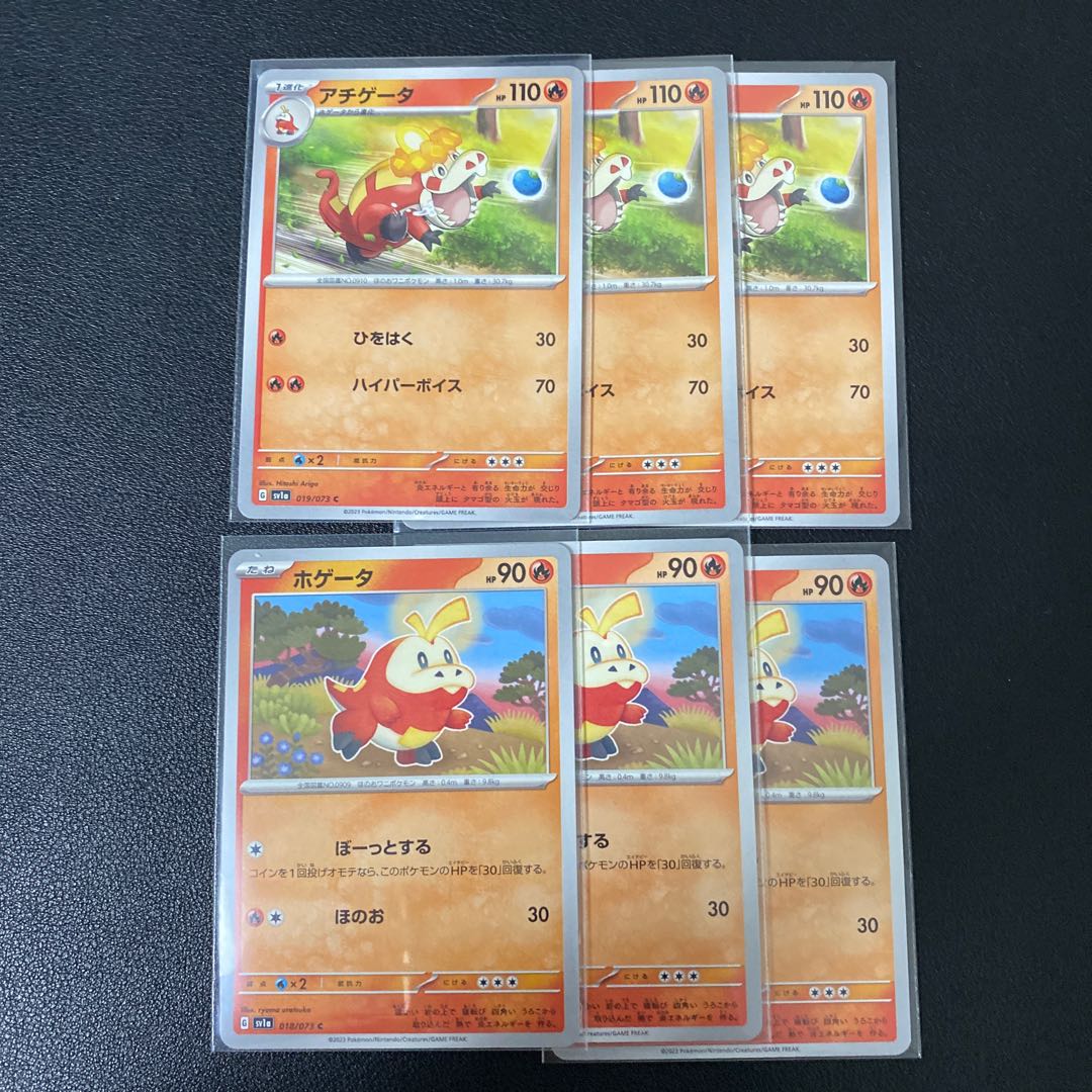 Hogeta, Achigeta 6-piece set 6枚