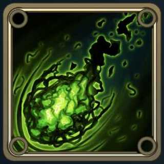 召喚時:ランダムな相手ユニット２体に４ダメージ スピリット