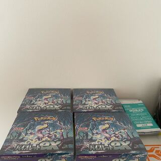 Pokemon Violet 4 boxes, shrink-wrapped