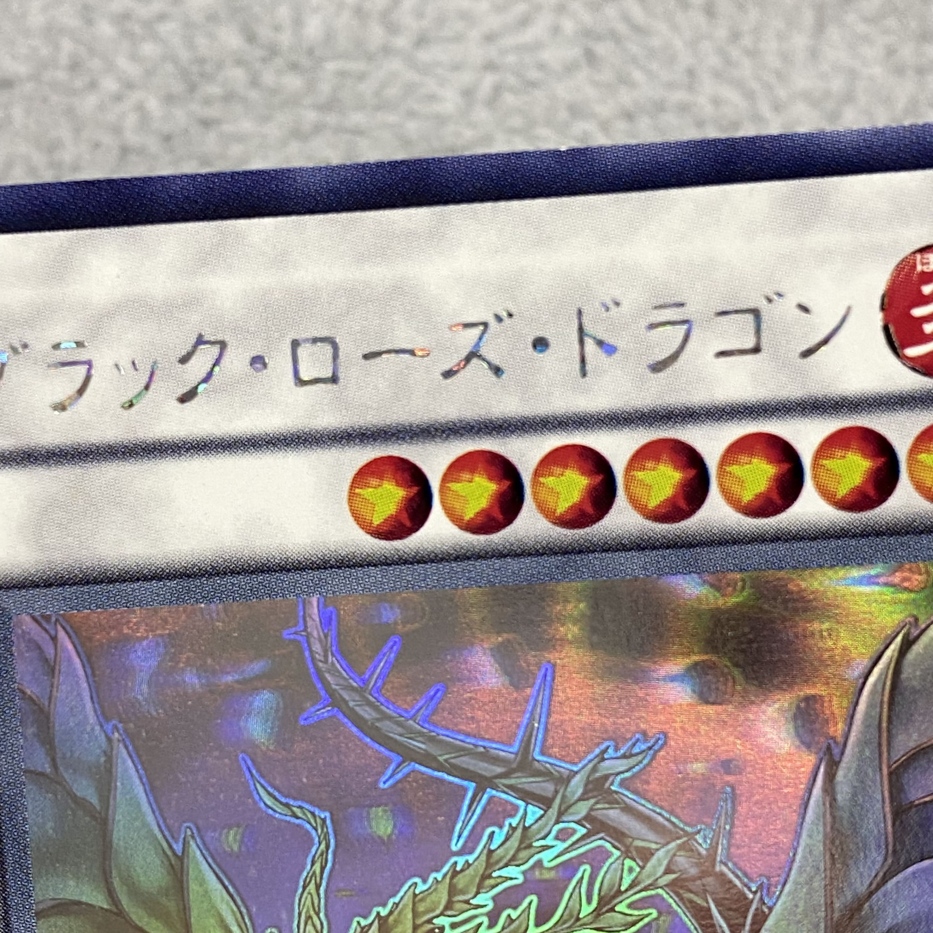 Black Rose Dragon holographic rare JP039