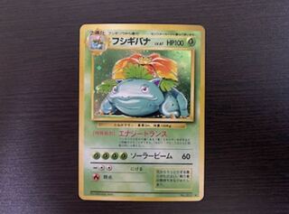 Pokemon card old back Venusaur Kira