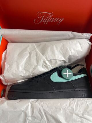 Price reduction possible!!! Tiffany x Nike Air Riryoku1 Low "1837" Black/Tiffany Snubbull DZ1382-001 26.5cm
