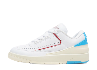 Nike Women's Air Jordan 2 Low "UNC To Chicago" Gym Red/Dark Powder Snubbull DX4401-164 28.5cm