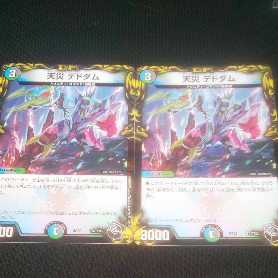 Natural Disaster Dedom (20th Black Treasure) 2 pieces