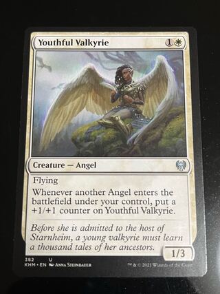 Youthful Valkyrie Uncommon 382/285 Kaldheim, up to 4 copies