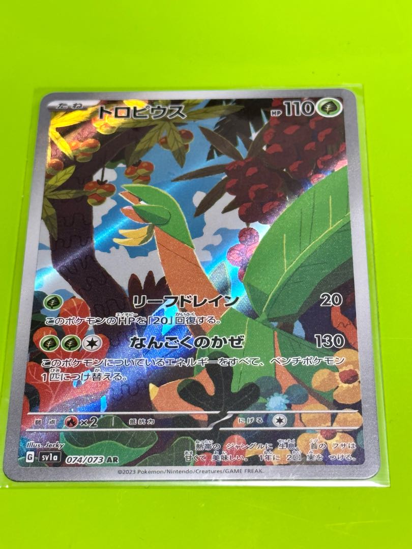 Pokemon Card Pokemon Tropius AR