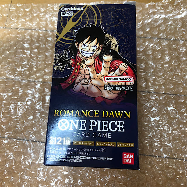 【新品未開封】テープ付き ワンピースカード ロマンスドーン 1 Box