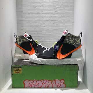 Lady Rosaad x Nike Blazer Mid "Black" Black/Bust Grey/Volt/Total Orange CZ3589-001 29cm