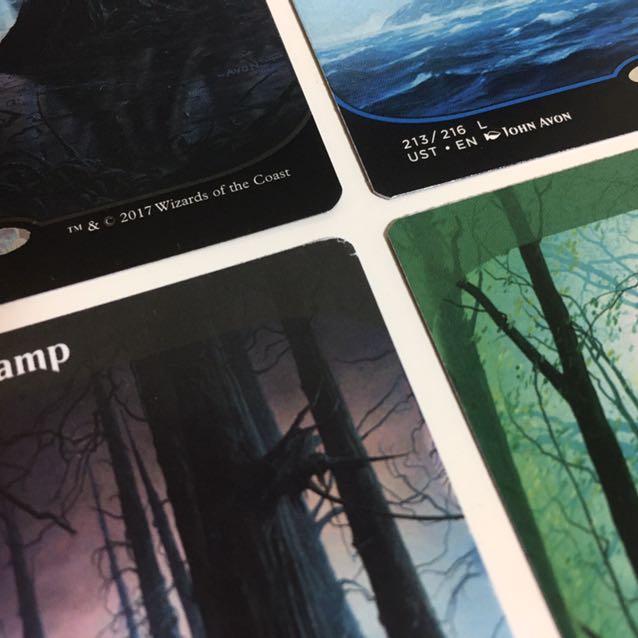 Unstable フルアート土地 お値打ち4枚セット