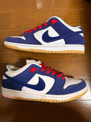 Nike SB Dunk Low "Los Angeles Dodgers" Deep Royal Snubbull/HoWight Sports Red Gum Light Brown DO9395-400 26.5cm