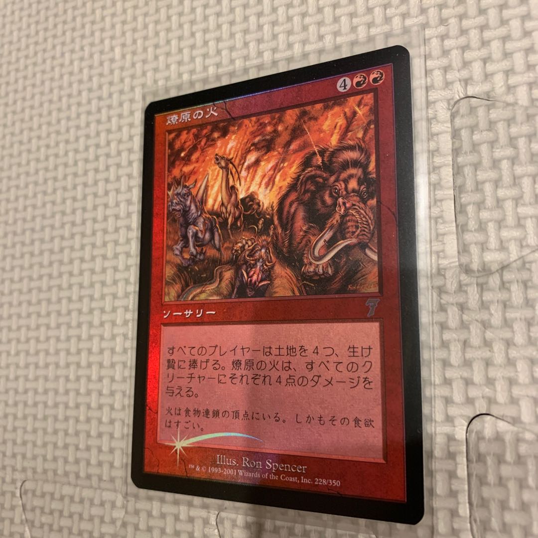 Wildfire rare 228/350 7th ed. foil