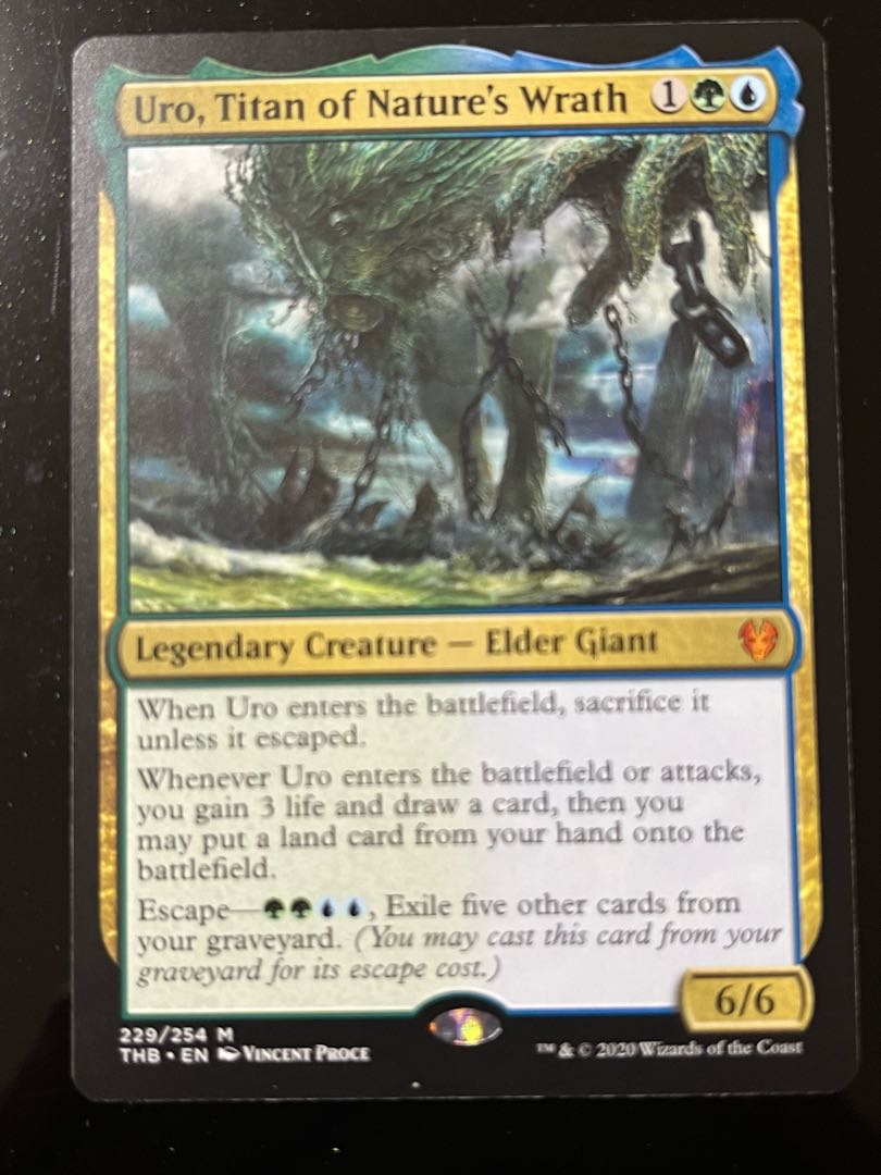 Uro, Titan of Nature's Wrath Myth Rare 229/254 Theros Return of the Soul