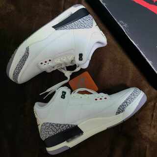 Nike Air Jordan 3 "Cement Reimagined" Summit HoWight/Fire Red/Black/Cement Grey DN3707-100 27cm