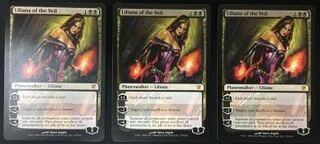 MTG ヴェールのリリアナ　3枚セット　ISD イニストラード　英語版
