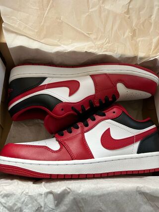 Air Jordan 1 low reverse black toe 27.5cm