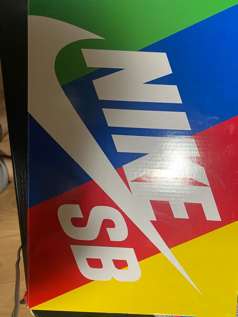 Ftc x Nike SB Dunk Low Pro "Sento" Ho Wight/Lagoon Pulse Metallic Silver Speed Lightning Yellow DH7687-400 27.5cm