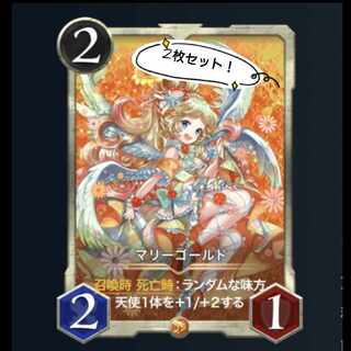 マリーゴールド 2枚セット スピ無し