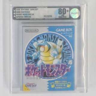 Pocket Monster Blue Game Boy VGA80+ Qualified Appraisal