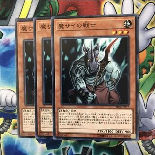 魔サイの戦士 3枚