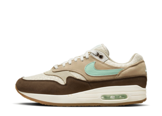 Nike Air Max 1 Premium "Crepe Hemp" Medium Brown/Mint Foam-Mushroom-Muslin FD5088-200 27cm