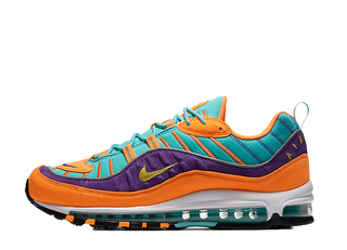 Nike Air Max 98 "Cone Tour Yellow" Cone/Tour Yellow/Hyper Grape 924462-800 27.5cm
