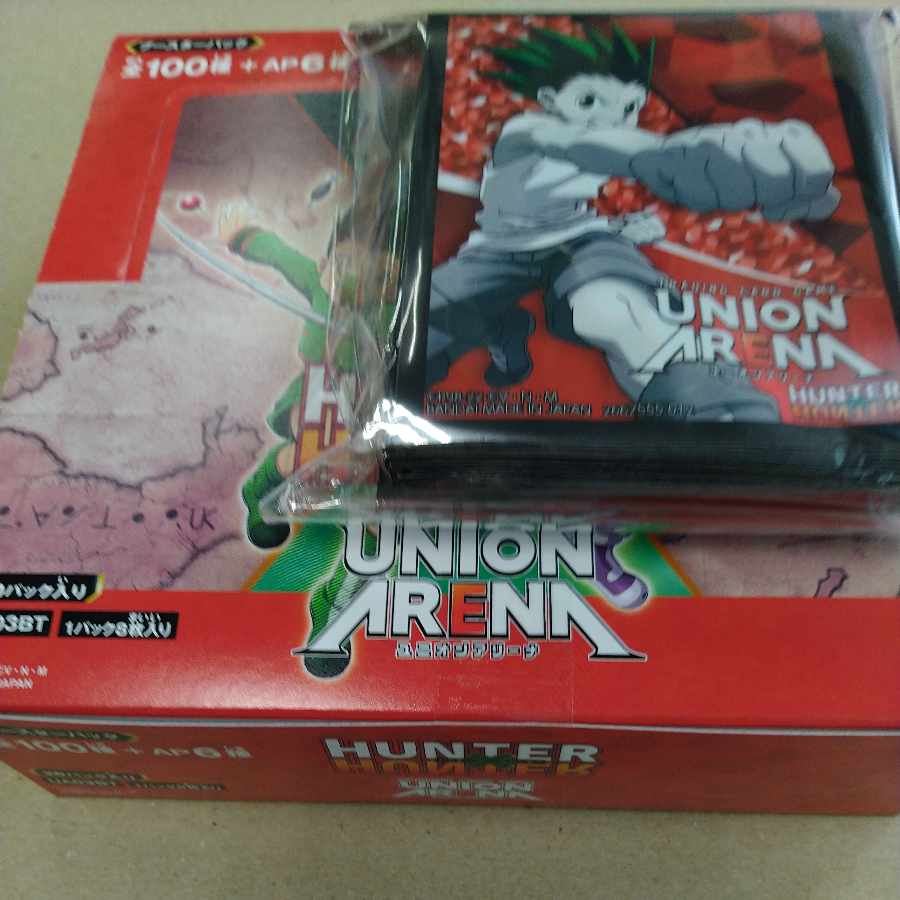ユニオンアリーナボックス ハンターハンター １箱 スリーブ 1個