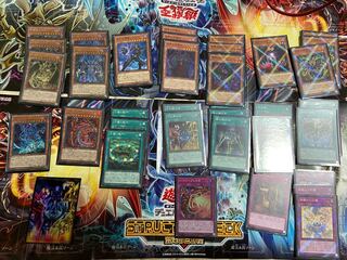 即決可能構築済み【幻魔デッキ】プレイマット　スリーブ付き