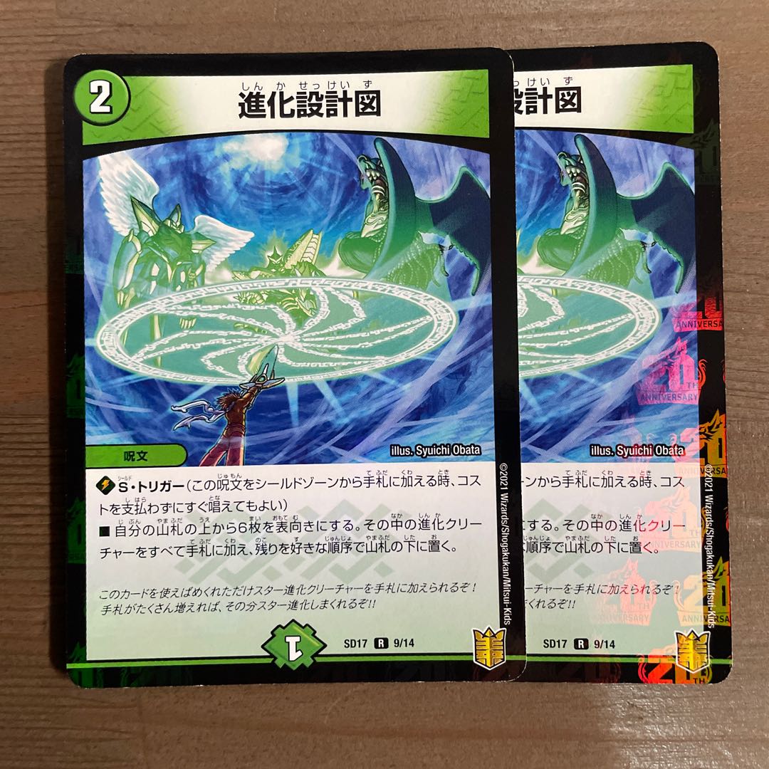 Evolutionary blueprint R-foil 9/14 2 pieces