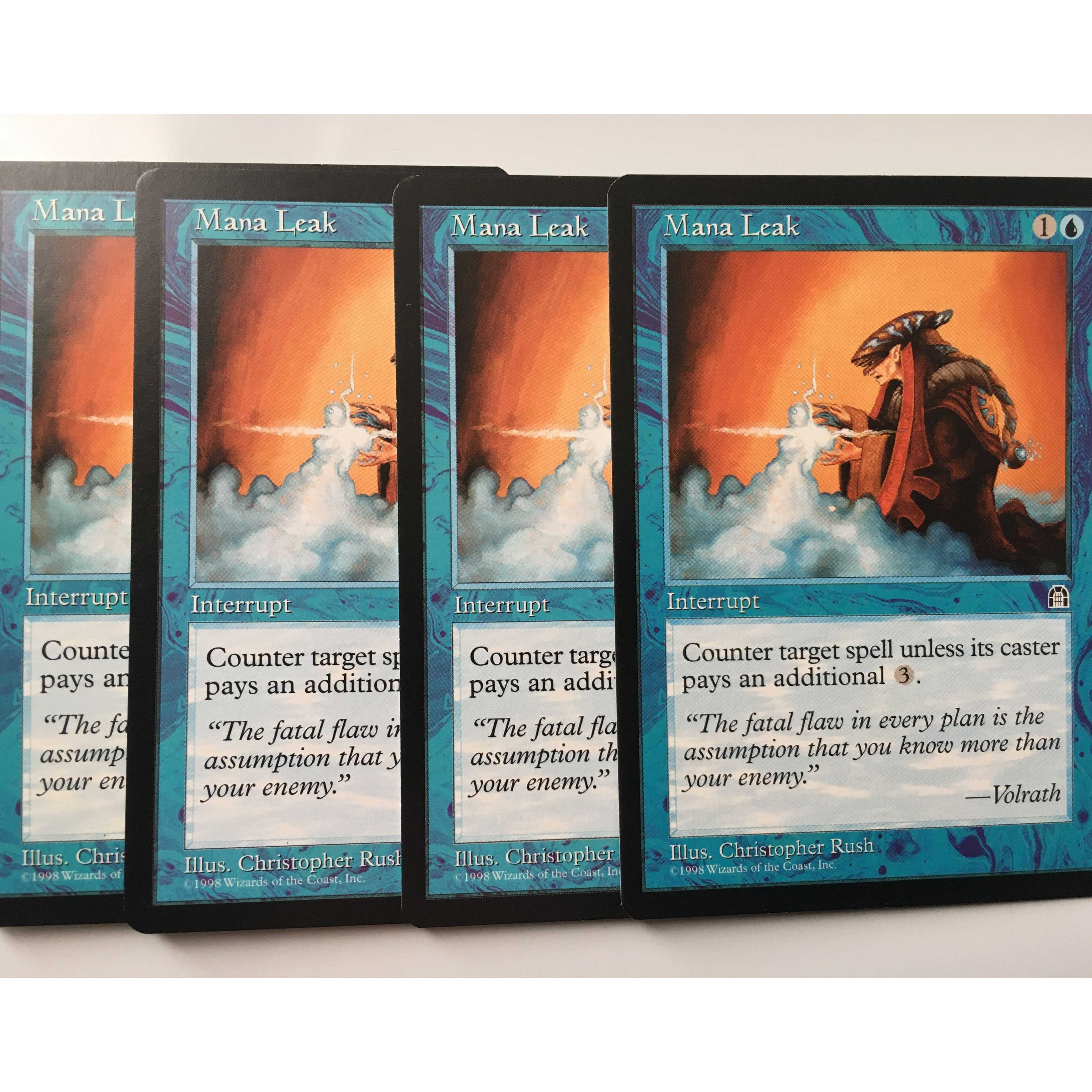 【STH】マナ漏出/Mana Leak　４枚