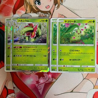 ポケモンカード メガニウム そうじゅくハーブ チコリータ 各2枚セット